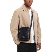 CALVIN KLEIN BOLD LOGO WEBBING REPORTER ΤΣΑΝΤΑ ΑΝΔΡΙΚΗ BLACK