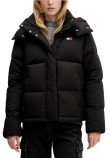 TOMMY JEANS ALASKA GRID DOWN JACKET EXT ΜΠΟΥΦΑΝ ΓΥΝΑΙΚΕΙΟ BLACK
