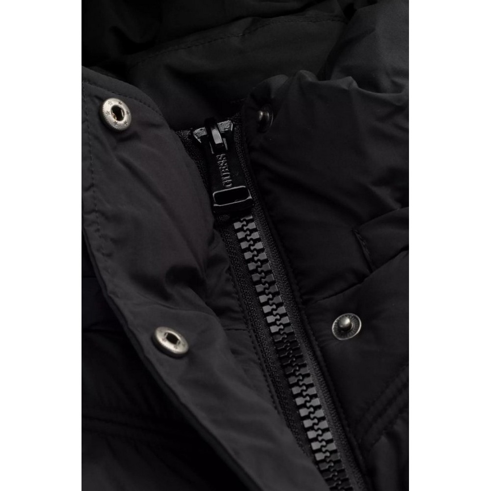 GUESS GLORIA QUILTED LONG PUFFER ΜΠΟΥΦΑΝ ΓΥΝΑΙΚΕΙΟ BLACK