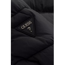 GUESS GLORIA QUILTED LONG PUFFER ΜΠΟΥΦΑΝ ΓΥΝΑΙΚΕΙΟ BLACK