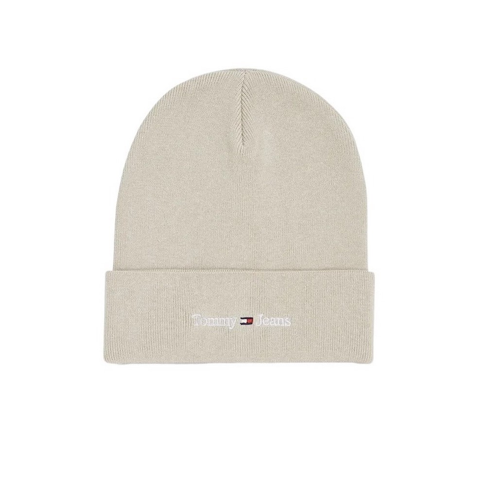 TOMMY HILFIGER TJW SPORT BEANIE ΣΚΟΥΦΟΣ ΓΥΝΑΙΚΕΙΟΣ BEIGE