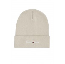 TOMMY HILFIGER TJW SPORT BEANIE ΣΚΟΥΦΟΣ ΓΥΝΑΙΚΕΙΟΣ BEIGE