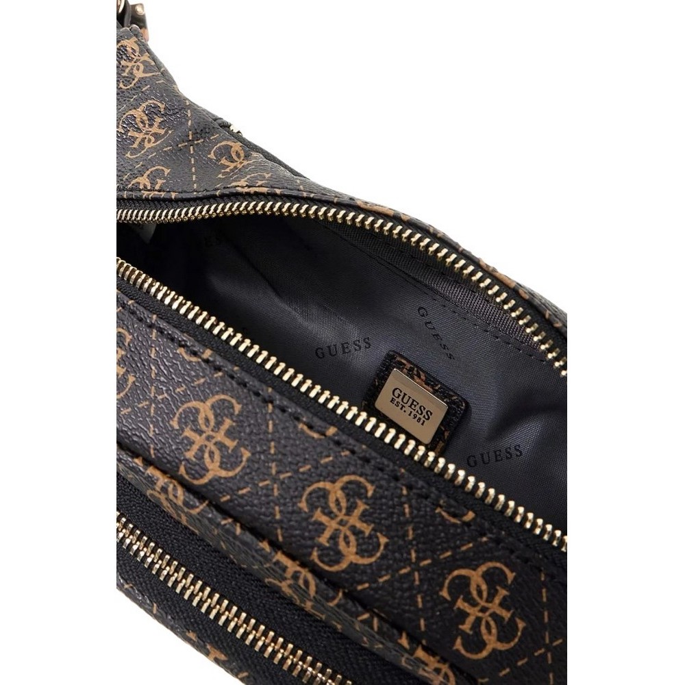 GUESS LATONA BELT BAG ΤΣΑΝΤΑ ΓΥΝΑΙΚΕΙΑ COFFEE
