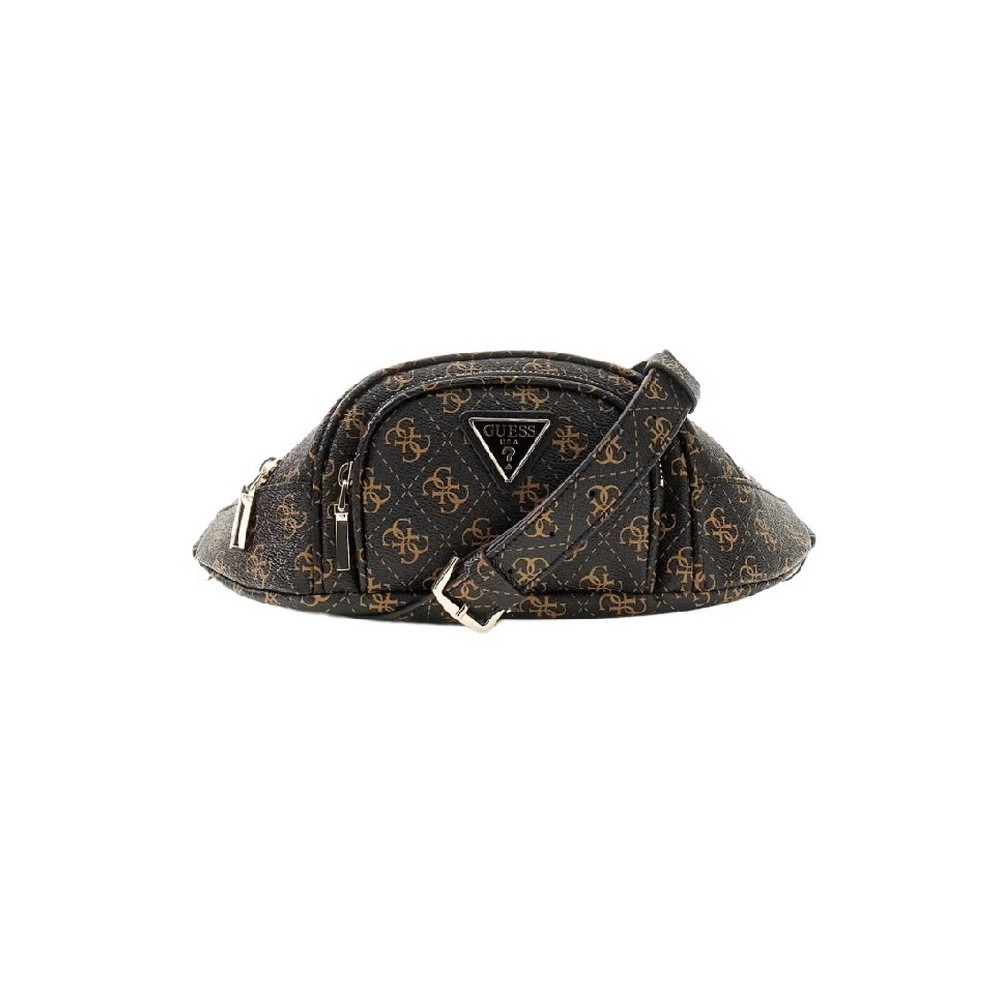 GUESS LATONA BELT BAG ΤΣΑΝΤΑ ΓΥΝΑΙΚΕΙΑ COFFEE