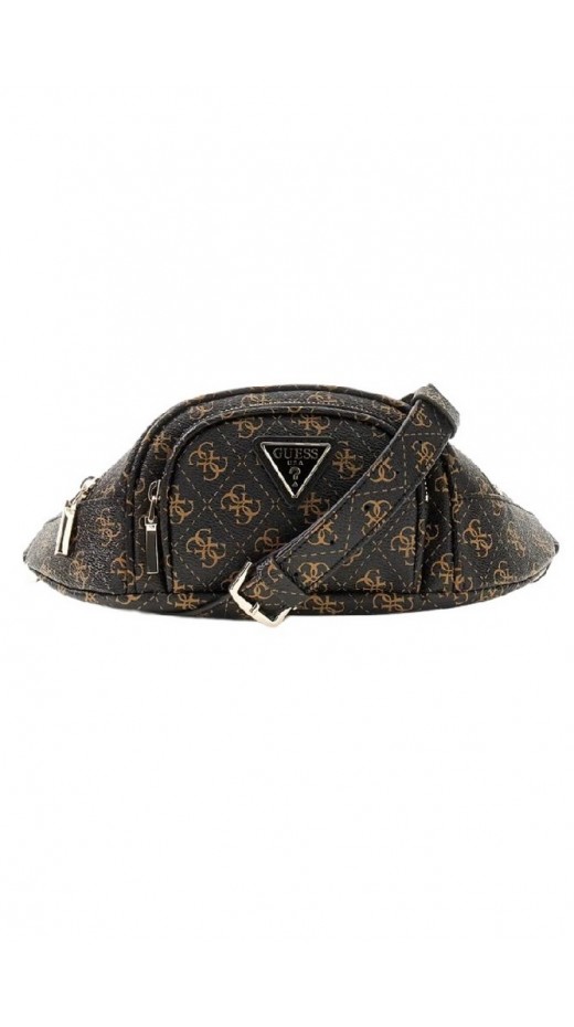 GUESS LATONA BELT BAG ΤΣΑΝΤΑ ΓΥΝΑΙΚΕΙΑ COFFEE