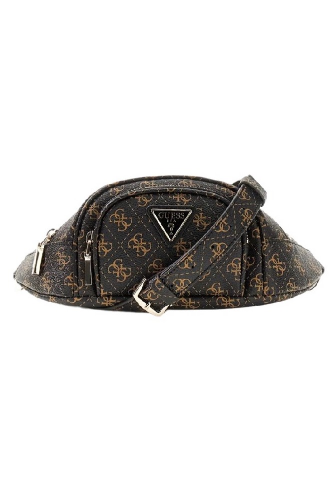GUESS LATONA BELT BAG ΤΣΑΝΤΑ ΓΥΝΑΙΚΕΙΑ COFFEE
