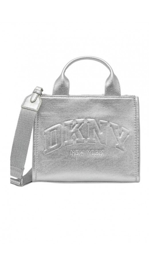 DKNY HANDLEE TOTE HANDBAG R54ADC80 ΤΣΑΝΤΑ ΓΥΝΑΙΚΕΙΑ SILVER