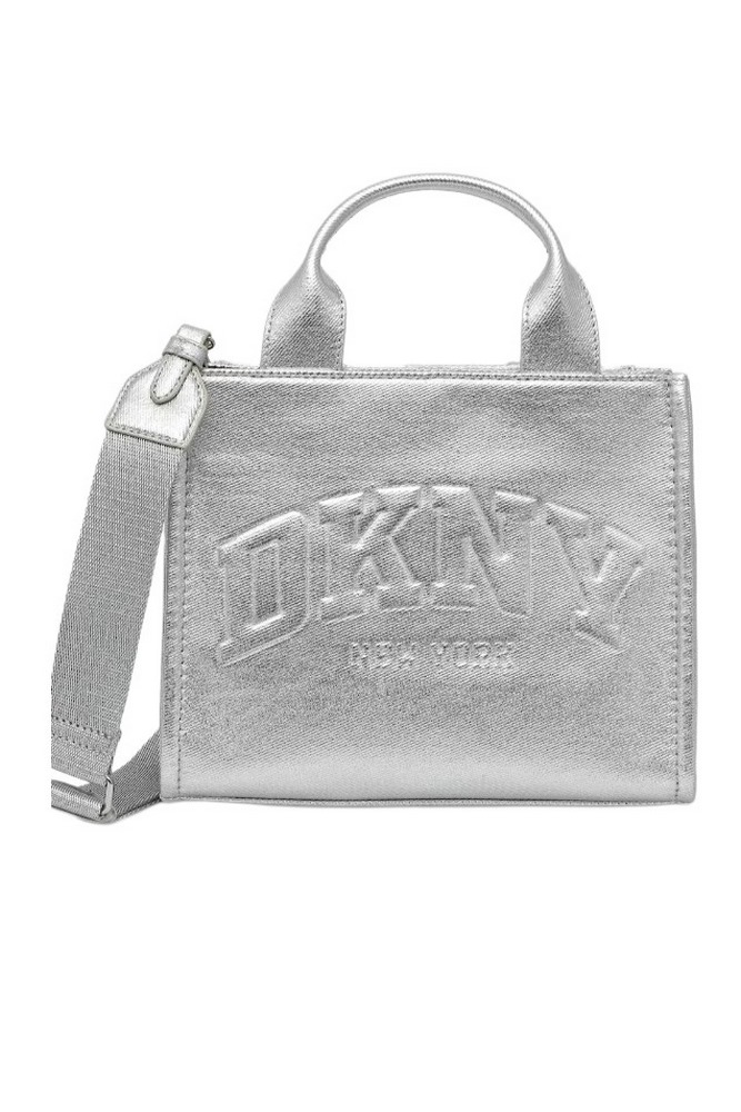 DKNY HANDLEE TOTE HANDBAG R54ADC80 ΤΣΑΝΤΑ ΓΥΝΑΙΚΕΙΑ SILVER