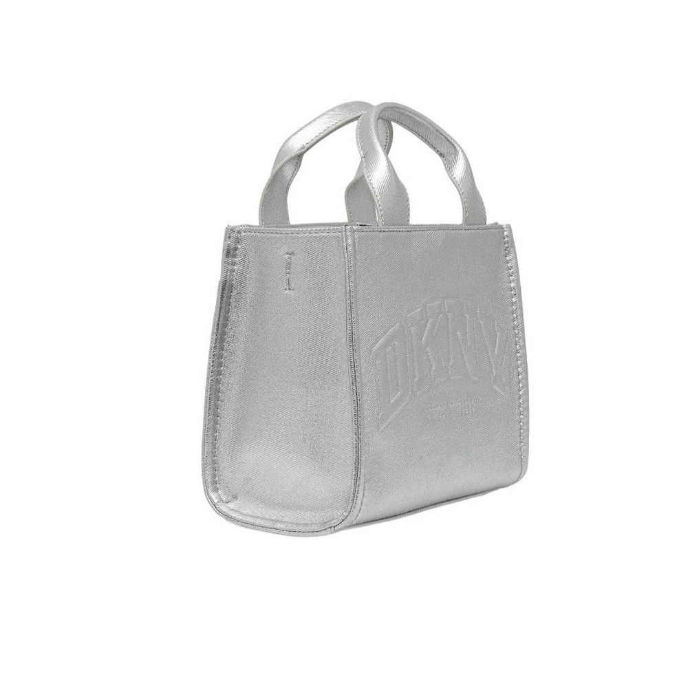 DKNY HANDLEE TOTE HANDBAG R54ADC80 ΤΣΑΝΤΑ ΓΥΝΑΙΚΕΙΑ SILVER