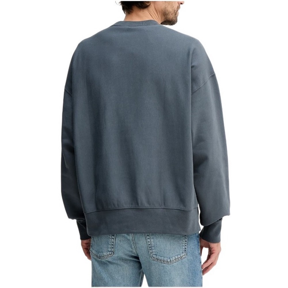 CALVIN KLEIN JEANS PREMIUM TRI-COLOR MONOLOGO ΦΟΥΤΕΡ ΜΠΛΟΥΖΑ ΑΝΔΡΙΚΗ NIGHT BLUE