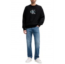 CALVIN KLEIN JEANS PREMIUM TRI-COLOR MONOLOGO ΦΟΥΤΕΡ ΜΠΛΟΥΖΑ ΑΝΔΡΙΚΗ BLACK