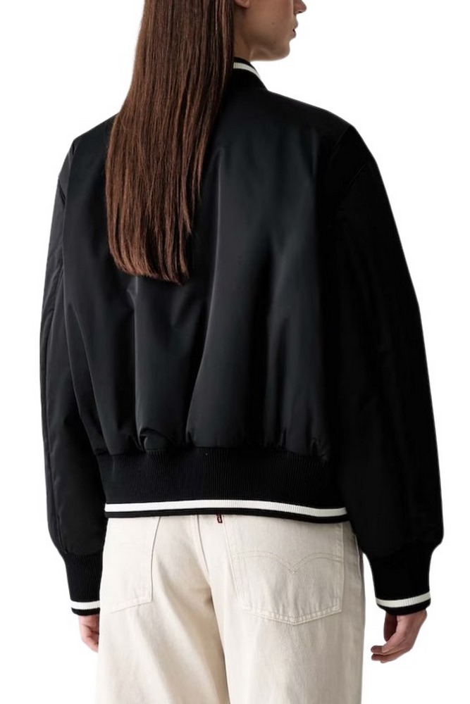HUGO BOSS FELAX CASUAL JACKET ΜΠΟΥΦΑΝ ΓΥΝΑΙΚΕΙΟ BLACK