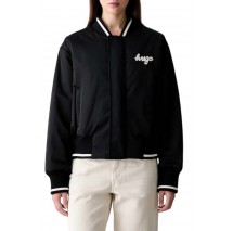 HUGO BOSS FELAX CASUAL JACKET ΜΠΟΥΦΑΝ ΓΥΝΑΙΚΕΙΟ BLACK