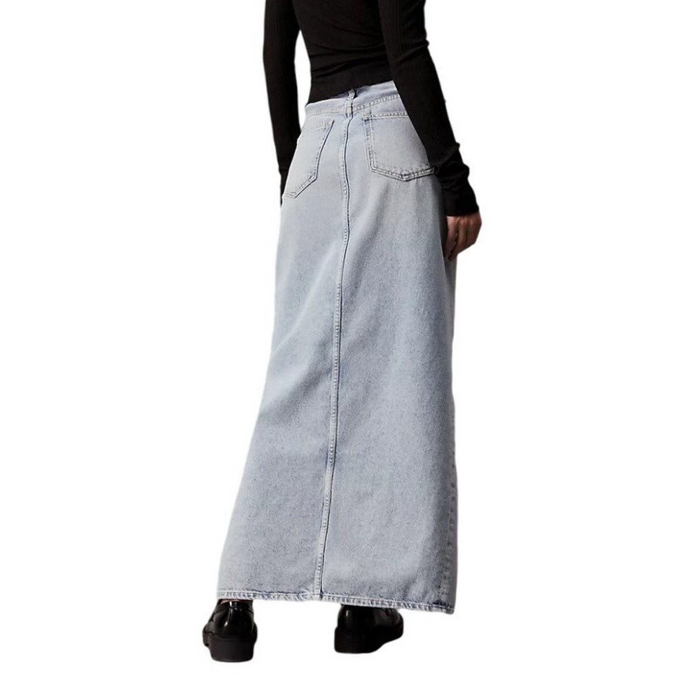 CALVIN KLEIN JEANS MAXI SKIRT ΦΟΥΣΤΑ ΓΥΝΑΙΚΕΙΑ DENIM LIGHT