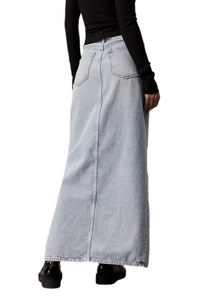 CALVIN KLEIN JEANS MAXI SKIRT ΦΟΥΣΤΑ ΓΥΝΑΙΚΕΙΑ DENIM LIGHT