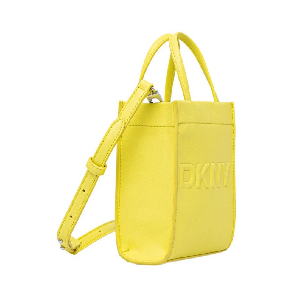 DKNY CARTER CROSS BODY HANDBAG R44AZI34 ΤΣΑΝΤΑ ΓΥΝΑΙΚΕΙΑ YELLOW