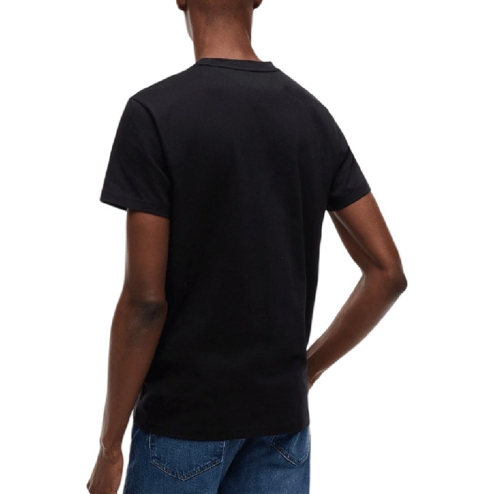 TOMMY JEANS SLIM SIGN CHEST T-SHIRT ΜΠΛΟΥΖΑ ΑΝΔΡΙΚΗ BLACK