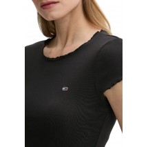 TOMMY JEANS SH SLIM BABYLOCK TEE EXT ΜΠΛΟΥΖΑ ΓΥΝΑΙΚΕΙΑ BLACK