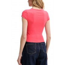 TOMMY JEANS SH SLIM BABYLOCK TEE EXT ΜΠΛΟΥΖΑ ΓΥΝΑΙΚΕΙΑ CORAL
