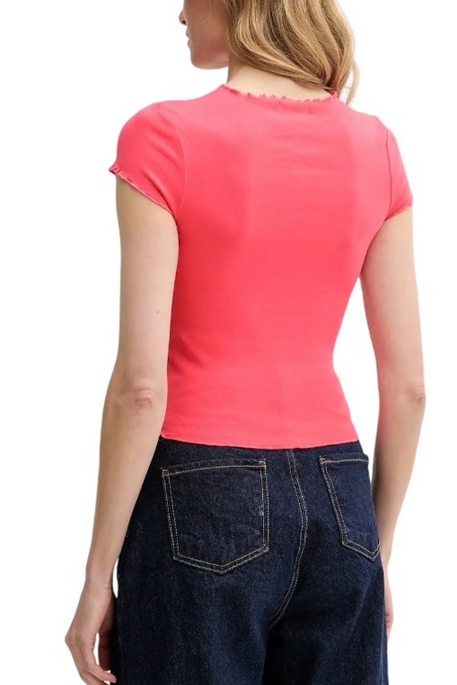 TOMMY JEANS SH SLIM BABYLOCK TEE EXT ΜΠΛΟΥΖΑ ΓΥΝΑΙΚΕΙΑ CORAL
