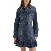 TOMMY JEANS DENIM DRESS ΦΟΡΕΜΑ ΓΥΝΑΙΚΕΙΟ BLUΕ DENIM