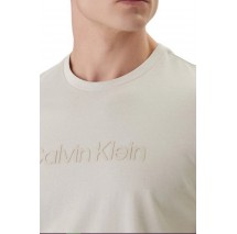 CALVIN KLEIN 30S EU WHOLESALE SPORTSWEAR GRAP T-SHIRT ΜΠΛΟΥΖΑ ΑΝΔΡΙΚΗ BEIGE