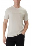 CALVIN KLEIN 30S EU WHOLESALE SPORTSWEAR GRAP T-SHIRT ΜΠΛΟΥΖΑ ΑΝΔΡΙΚΗ BEIGE