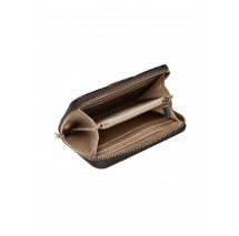GUESS LAUREL SLG MEDIUM ZIP AROUND ΑΞΕΣΟΥΑΡ ΠΟΡΤΟΦΟΛΙ ΓΥΝΑΙΚΕΙΟ BROWN