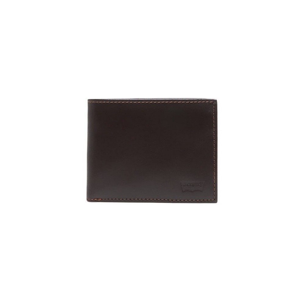 LEVIS CASUAL CLASSICS HUNTE COIN BIFOLD BATWING ΠΟΡΤΟΦΟΛΙ ΑΝΔΡΙΚΟ BROWN