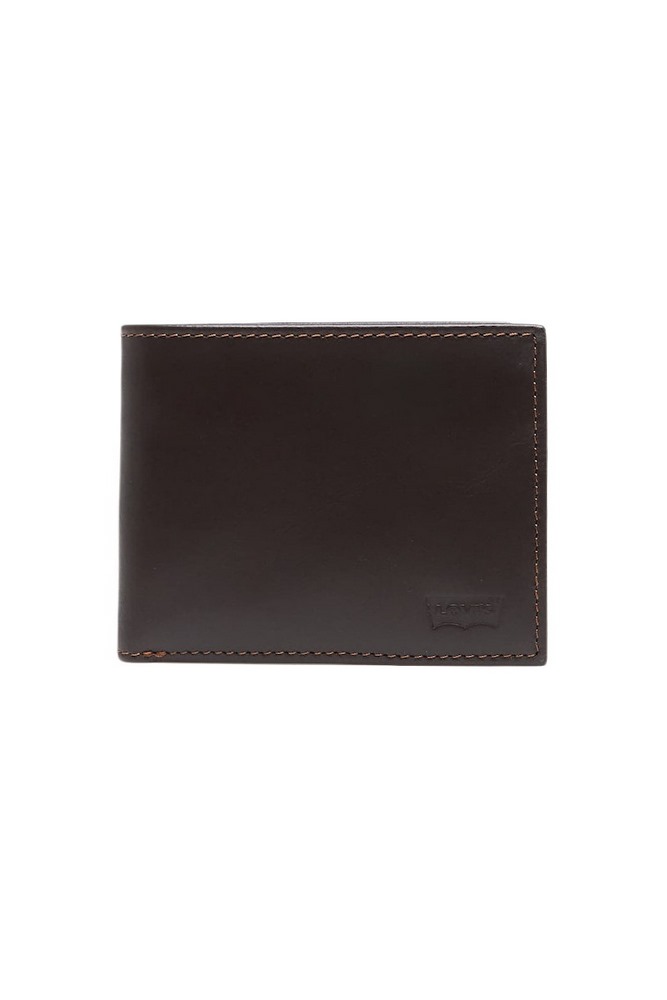 LEVIS CASUAL CLASSICS HUNTE COIN BIFOLD BATWING ΠΟΡΤΟΦΟΛΙ ΑΝΔΡΙΚΟ BROWN