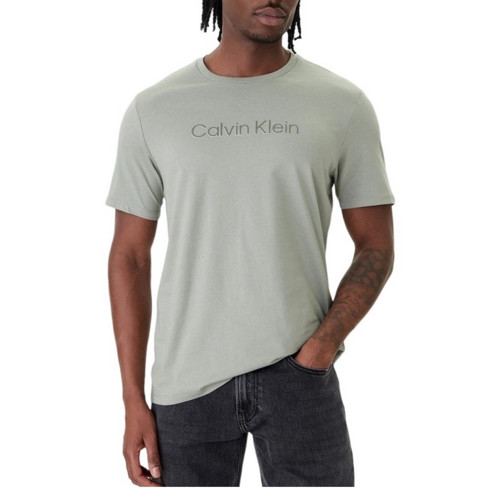 CALVIN KLEIN 30S EU WHOLESALE SPORTSWEAR GRAP T-SHIRT ΜΠΛΟΥΖΑ ΑΝΔΡΙΚΗ KHAKI