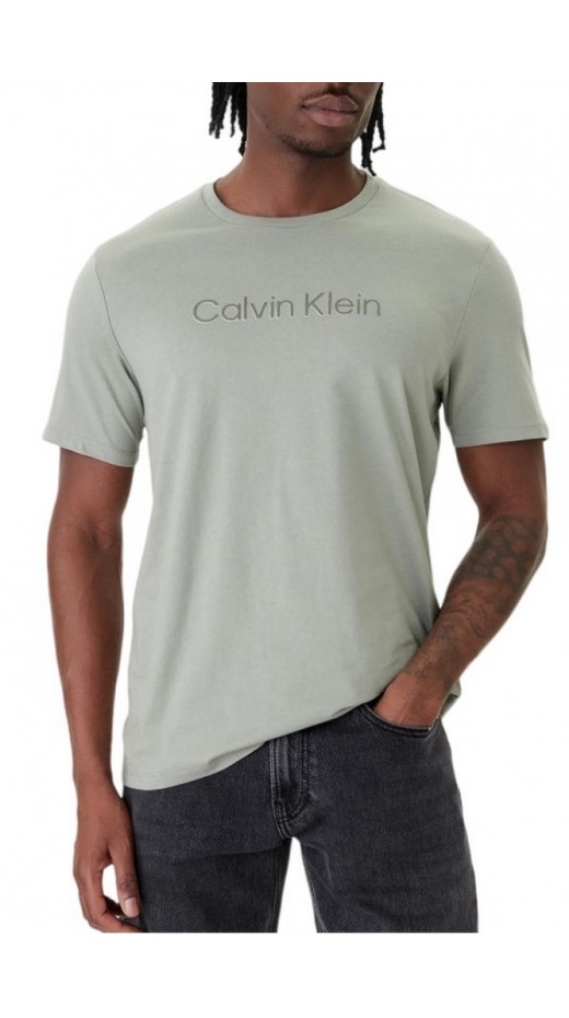 CALVIN KLEIN 30S EU WHOLESALE SPORTSWEAR GRAP T-SHIRT ΜΠΛΟΥΖΑ ΑΝΔΡΙΚΗ KHAKI