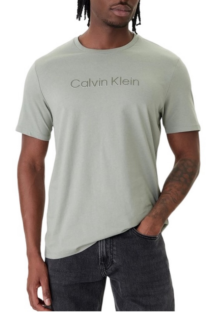 CALVIN KLEIN 30S EU WHOLESALE SPORTSWEAR GRAP T-SHIRT ΜΠΛΟΥΖΑ ΑΝΔΡΙΚΗ KHAKI