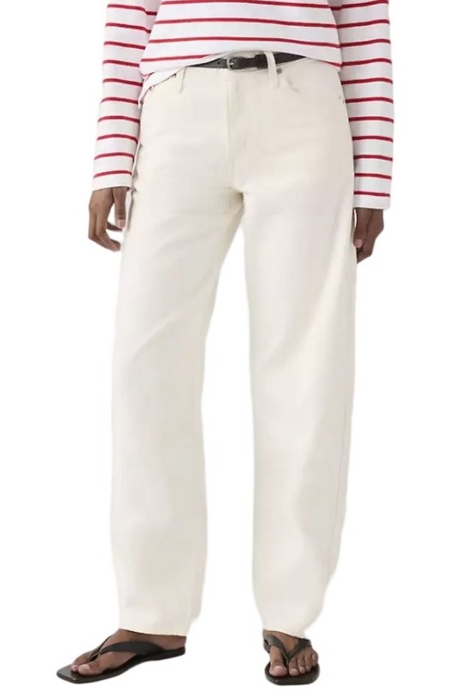 LEVIS® BAGGY DAD BARREL ΤΖΙΝ ΠΑΝΤΕΛΟΝΙ ΓΥΝΑΙΚΕΙΟ WHITE