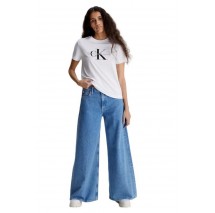 CALVIN KLEIN JEANS CORE MONOGRAM REGULAR T-SHIRT ΓΥΝΑΙΚΕΙΟ WHITE