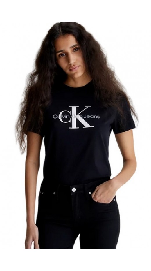 CALVIN KLEIN JEANS CORE MONOGRAM REGULAR T-SHIRT ΓΥΝΑΙΚΕΙΟ BLACK