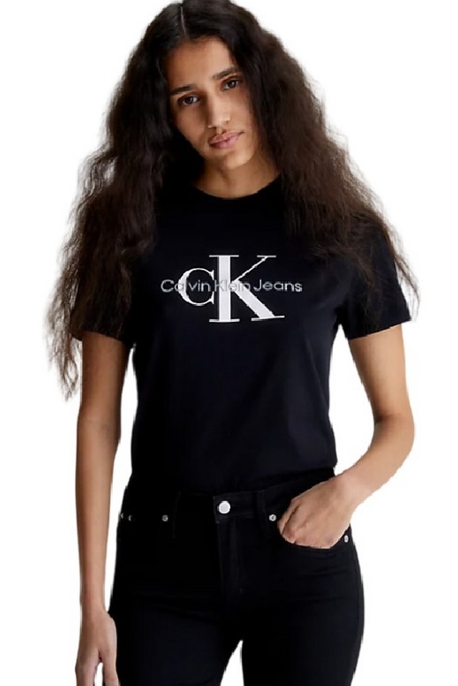 CALVIN KLEIN JEANS CORE MONOGRAM REGULAR T-SHIRT ΓΥΝΑΙΚΕΙΟ BLACK