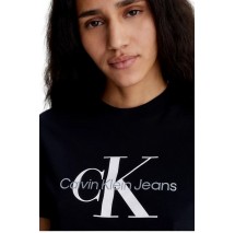 CALVIN KLEIN JEANS CORE MONOGRAM REGULAR T-SHIRT ΓΥΝΑΙΚΕΙΟ BLACK