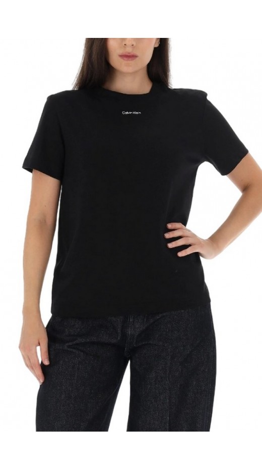 CALVIN KLEIN 20s CLASSIC LOGO T-SHIRT ΜΠΛΟΥΖΑ ΓΥΝΑΙΚΕΙΑ BLACK