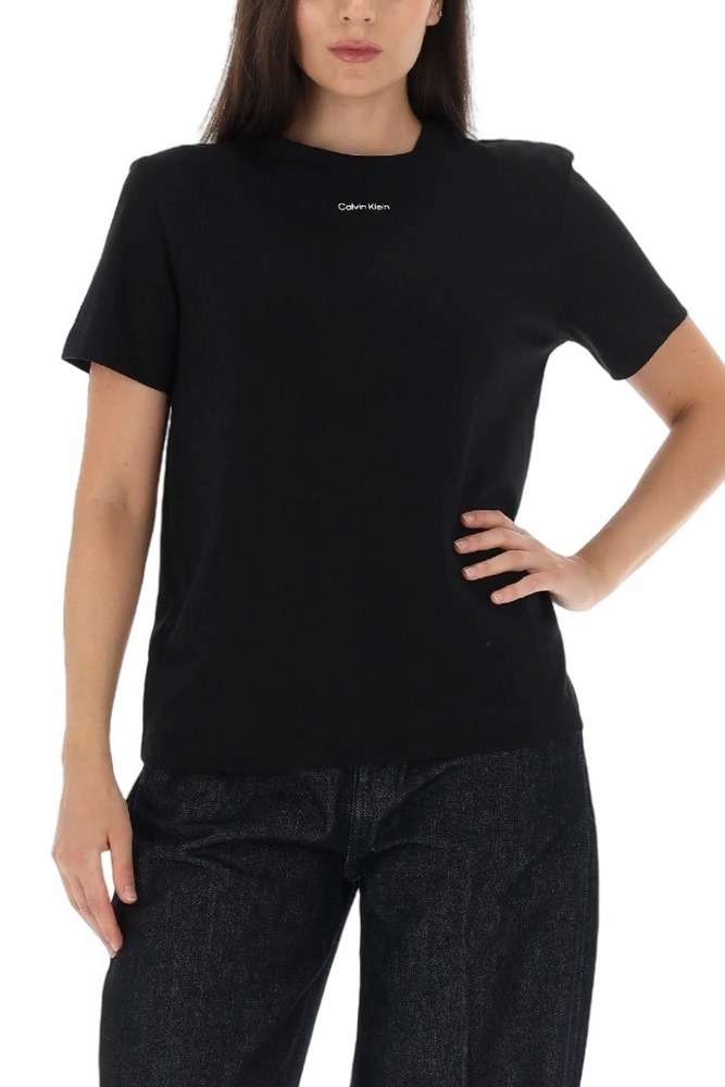CALVIN KLEIN 20s CLASSIC LOGO T-SHIRT ΜΠΛΟΥΖΑ ΓΥΝΑΙΚΕΙΑ BLACK