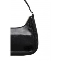 CALVIN KLEIN BOLD CK METALLIC SHOULDER BAG ΤΣΑΝΤΑ ΓΥΝΑΙΚΕΙΑ BLACK