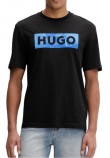 HUGO BOSS JERSEY NALIEN T-SHIRT ΜΠΛΟΥΖΑ ΑΝΔΡΙΚΗ BLACK