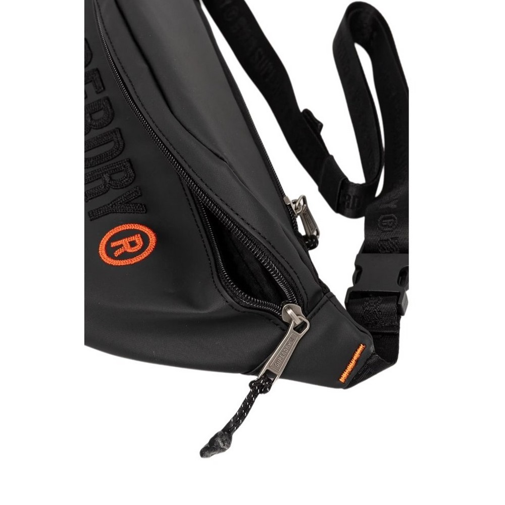 SUPERDRY D1 SDNA TARP CORE BUMBAG ΤΣΑΝΤΑ ΑΝΔΡΙΚΗ BLACK