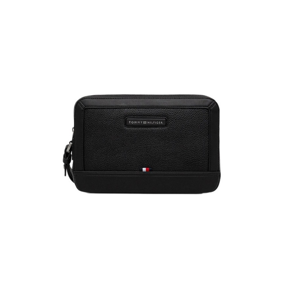 TOMMY HILFIGER  CENTRAL POUCH ΤΣΑΝΤΑ ΑΝΔΡΙΚΗ BLACK