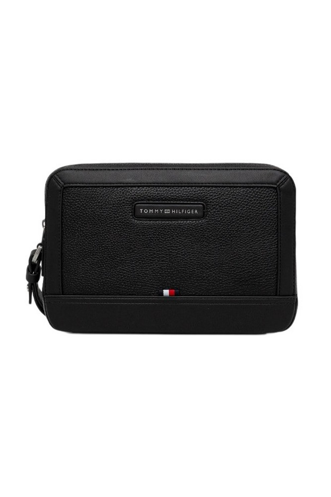 TOMMY HILFIGER  CENTRAL POUCH ΤΣΑΝΤΑ ΑΝΔΡΙΚΗ BLACK