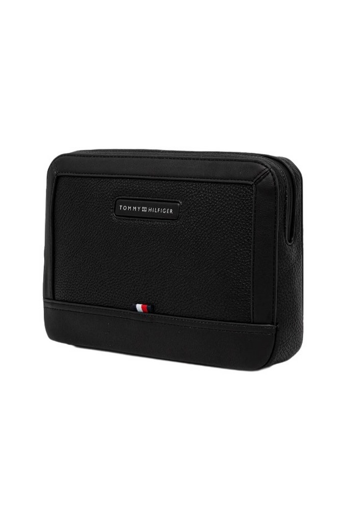 TOMMY HILFIGER  CENTRAL POUCH ΤΣΑΝΤΑ ΑΝΔΡΙΚΗ BLACK