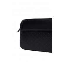 CALVIN KLEIN REFINED EMBLEM MIX POUCH W/ HAND ΤΣΑΝΤΑ ΑΝΔΡΙΚΗ BLACK