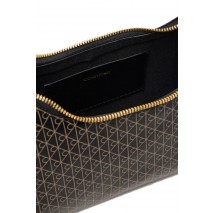 CALVIN KLEIN AOP SHOULDER BAG ΤΣΑΝΤΑ ΓΥΝΑΙΚΕΙΑ BLACK