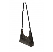 CALVIN KLEIN AOP SHOULDER BAG ΤΣΑΝΤΑ ΓΥΝΑΙΚΕΙΑ BLACK