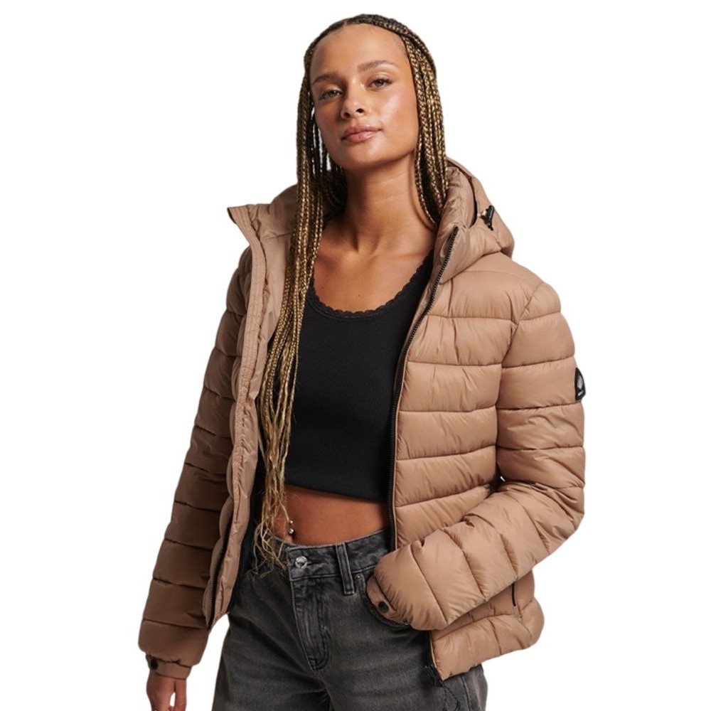 ΜΠΟΥΦΑΝ D1 CLASSIC FUJI PUFFER ΓΥΝΑΙΚΕΙΟ SUPERDRY BEIGE